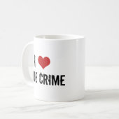 Ik hou van True Crime Koffiemok (Voorkant links)
