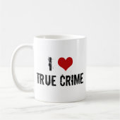 Ik hou van True Crime Koffiemok (Links)
