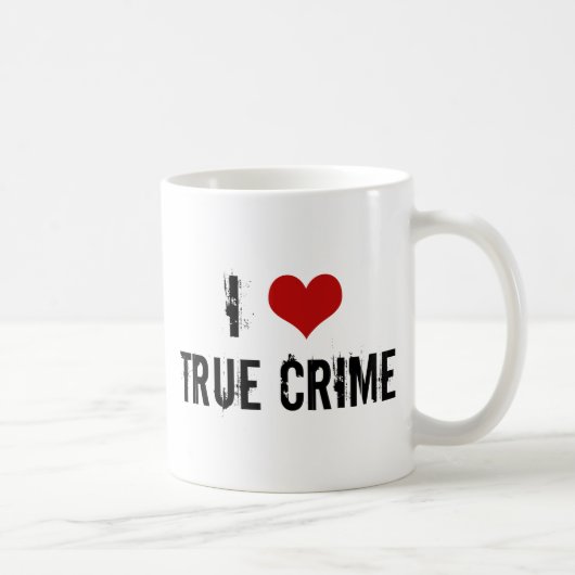 Ik hou van True Crime Koffiemok (Rechts)