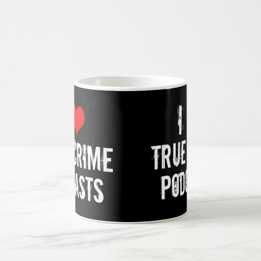 Ik hou van True Crime Podcasts Serial Killer Histo Koffiemok (Center)