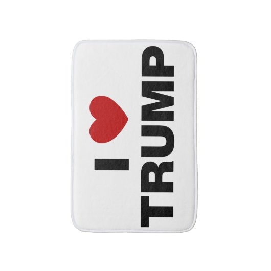 Ik hou van Trump Badmat (Voorkant Verticaal)