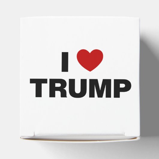 Ik hou van Trump Bedankdoosjes (Bovenkant)