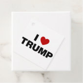Ik hou van Trump Bedankjes Labels (In situ)