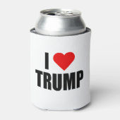 "Ik hou van TRUMP" Blikjeskoeler (Blikje Voorkant)