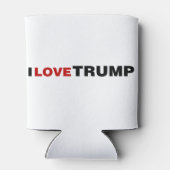 Ik hou van Trump Blikjeskoeler (Achterkant)