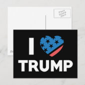 Ik hou van Trump Briefkaart (Voorkant / Achterkant)