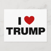 Ik hou van Trump Briefkaart (Voorkant)