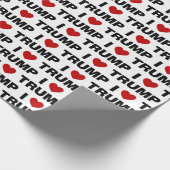 Ik hou van Trump Cadeaupapier (Hoek)