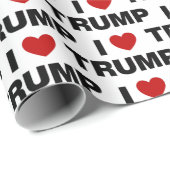 Ik hou van Trump Cadeaupapier (Rol Hoek)