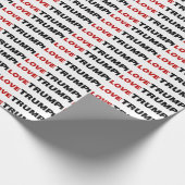 Ik hou van Trump Cadeaupapier (Hoek)