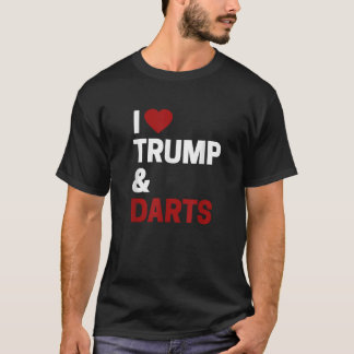 Ik hou van Trump Darts Funny Darts Shirt