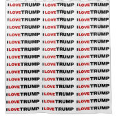 Ik hou van Trump Douchegordijn (Voorkant)