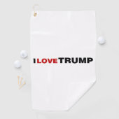 Ik hou van Trump Golfhanddoek (Insitu)