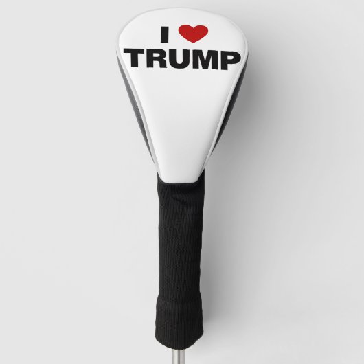 Ik hou van Trump Golfheadcover (Voorkant)