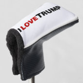 Ik hou van Trump Golfheadcover (3/4 voorkant)