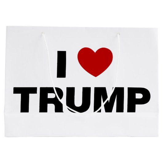 Ik hou van Trump Groot Cadeauzakje (Achterkant)