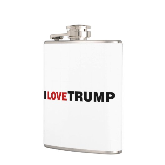 Ik hou van Trump Heupfles (Links)