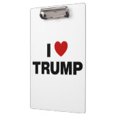 Ik hou van Trump Klembord (Links)