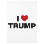 Ik hou van Trump Klembord (Achterkant)
