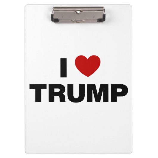 Ik hou van Trump Klembord (Voorkant)