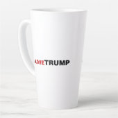 Ik hou van Trump Latte Mok (Linkerhoek)