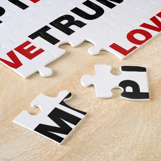 Ik hou van Trump Legpuzzel (Zijkant)