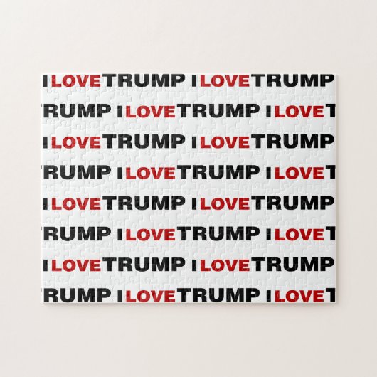 Ik hou van Trump Legpuzzel (Horizontaal)