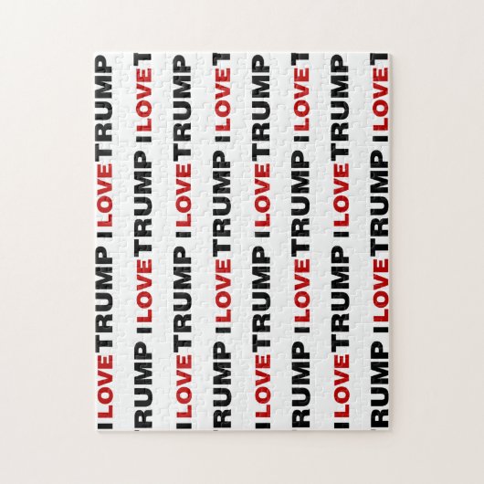 Ik hou van Trump Legpuzzel (Verticaal)