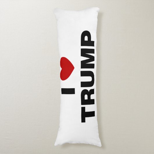 Ik hou van Trump Lichaamskussen (Voorkant Verticaal)