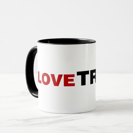 Ik hou van Trump Mok (Voorkant links)