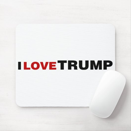 Ik hou van Trump Muismat (Met muis)