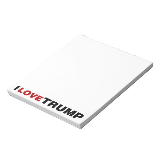 Ik hou van Trump Notitieblok (Linkerzijde)