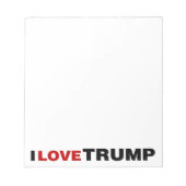 Ik hou van Trump Notitieblok (Voorkant)