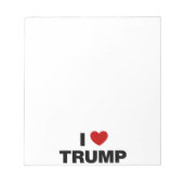 Ik hou van Trump Notitieblok (Voorkant)
