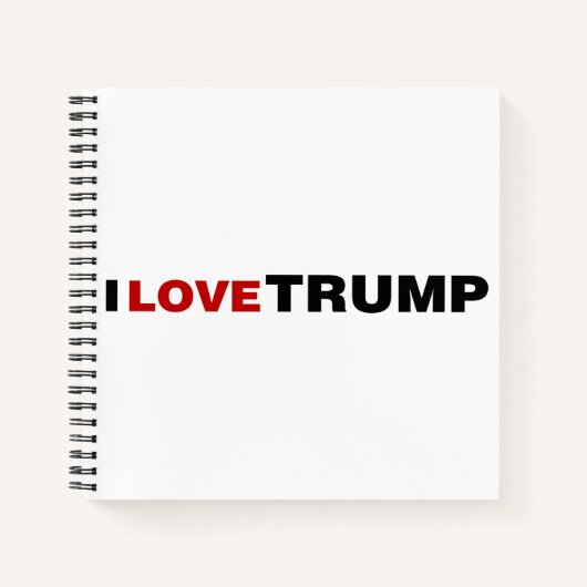 Ik hou van Trump Notitieboek (Voorkant)