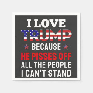 "Ik hou van Trump omdat hij alle mensen kwaad maak Servet