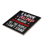 Ik hou van Trump omdat hij de mensen die ik kan af Tegeltje (Zijkant)