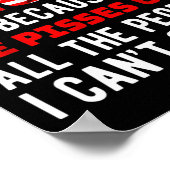 Ik hou van Trump omdat hij kwaad is op de mensen d Poster (Hoek)