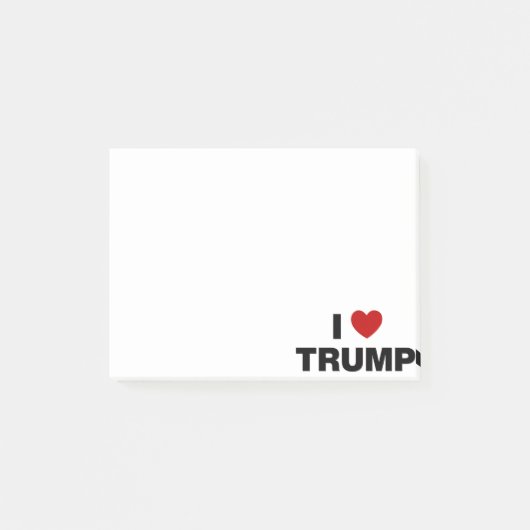 Ik hou van Trump Post-it® Notes (Voorkant)