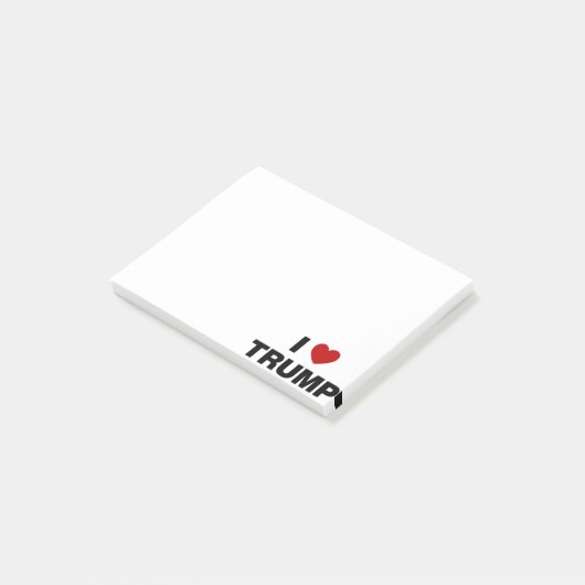 Ik hou van Trump Post-it® Notes (Schuin)