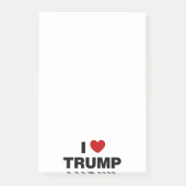 Ik hou van Trump Post-it® Notes (Voorkant)