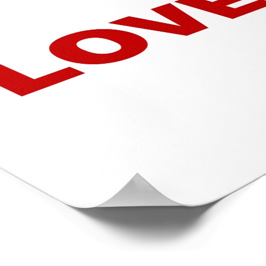 Ik hou van Trump Poster (Hoek)