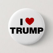 Ik hou van Trump Ronde Button 5,7 Cm (Voorkant)