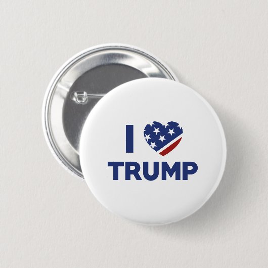Ik hou van Trump Ronde Button 5,7 Cm (Voorkant /achterkant)