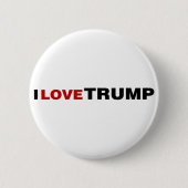 Ik hou van Trump Ronde Button 5,7 Cm (Voorkant)