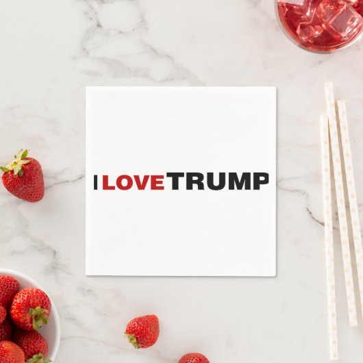 Ik hou van Trump Servet (Insitu)