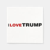 Ik hou van Trump Servet (Voorkant)