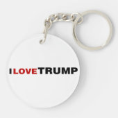 Ik hou van Trump Sleutelhanger (Achterkant)