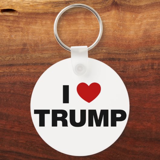 Ik hou van Trump Sleutelhanger (Voorkant)