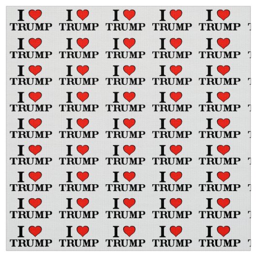Ik hou van Trump Stof (Swatch)